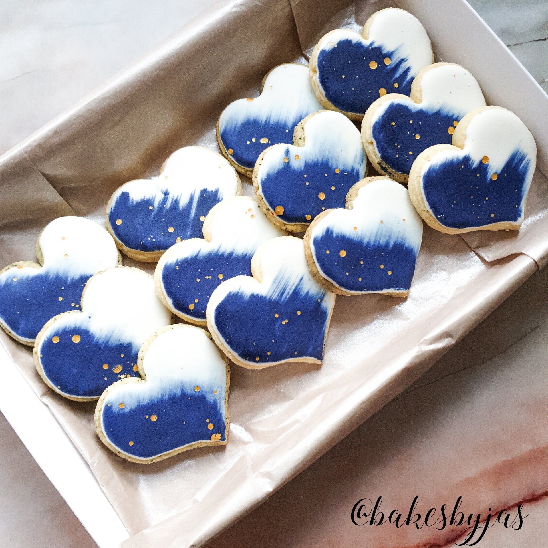Heart Hand Iced Biscuits