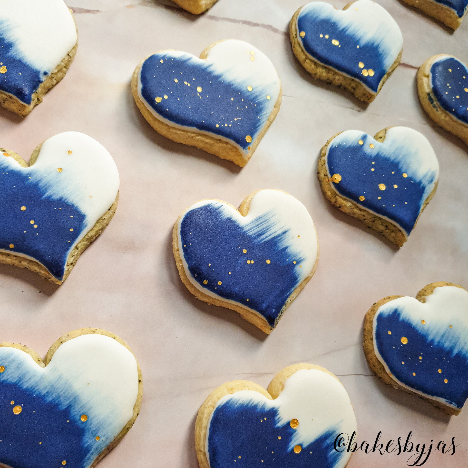 Heart Hand Iced Biscuits