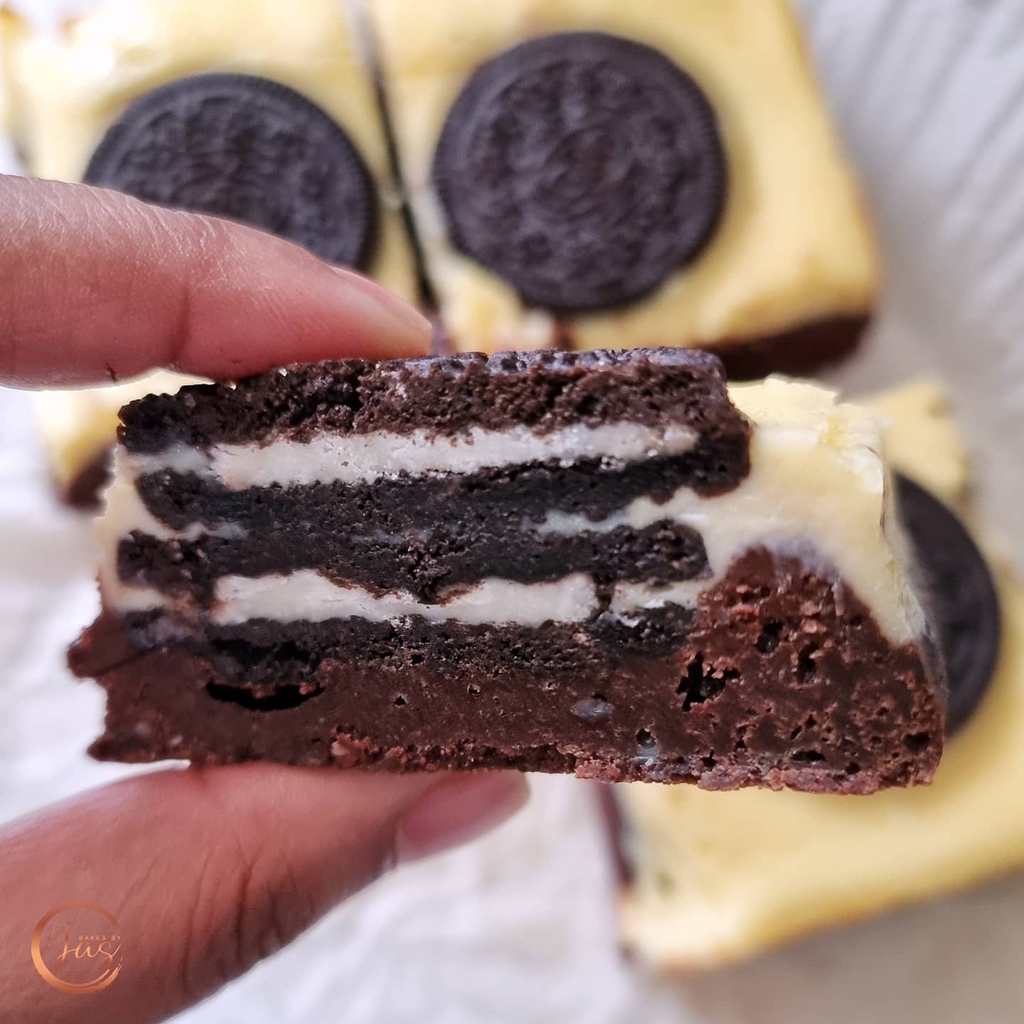 OREO CHEESECAKE BROWNIE
