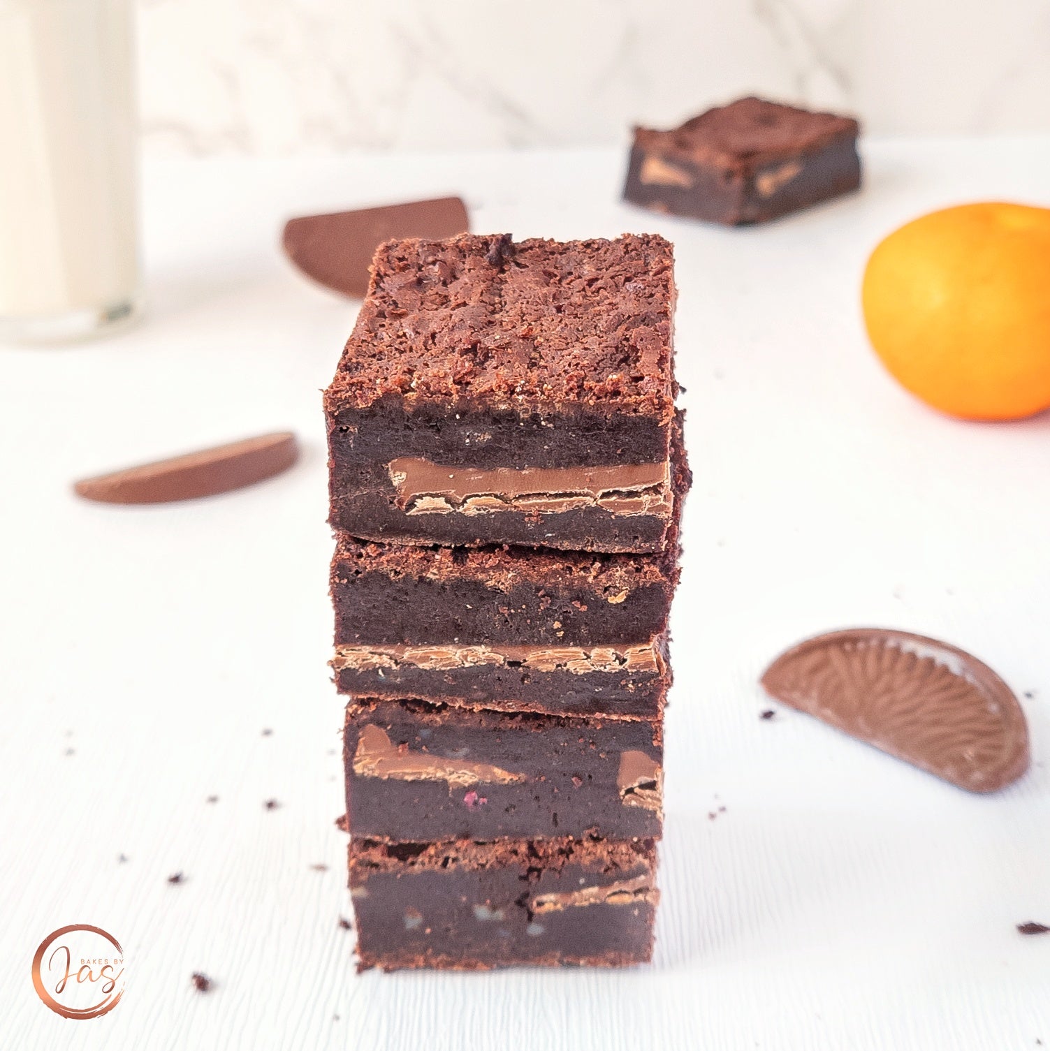 CHOCOLATE ORANGE BROWNIE
